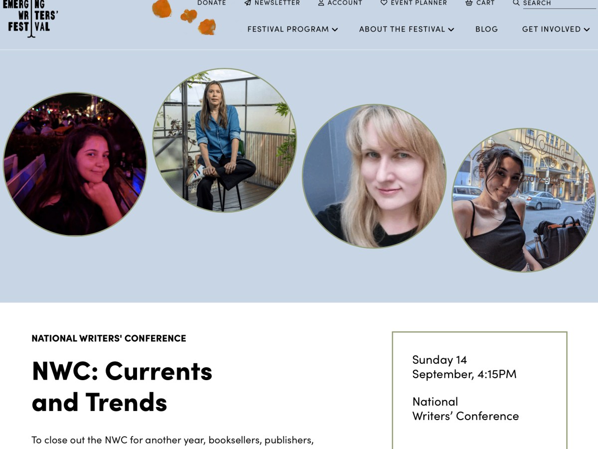 News: I’ll be participating on the Currents and Trends panel at the EWF National Writers’&nbsp;Conference
